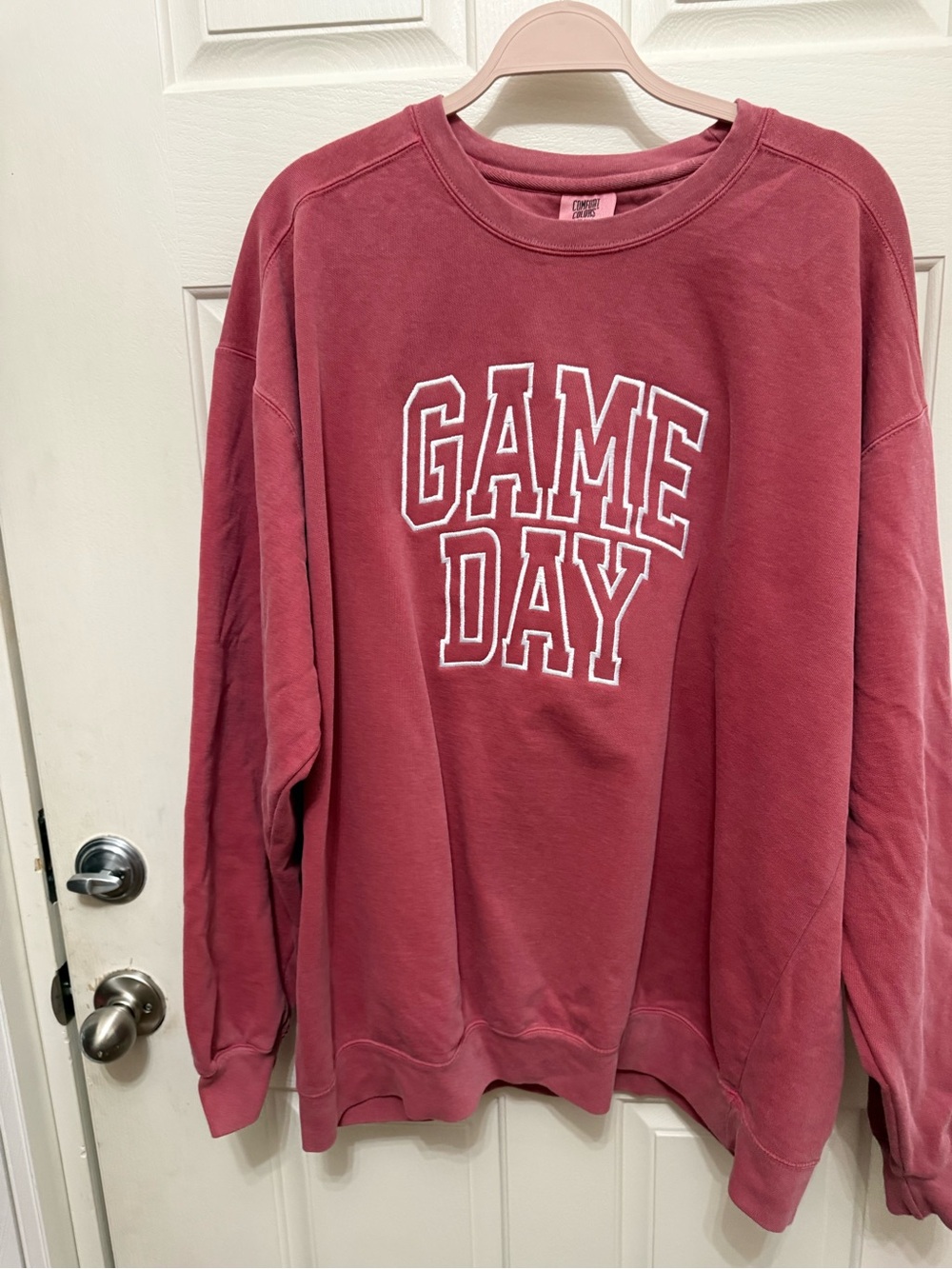 Comfort Colors GAME DAY Pullover Sweatshirt - Red